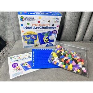 Learning Resources STEM Explorers Pixel Art Challenge Homeschool Kids Toy